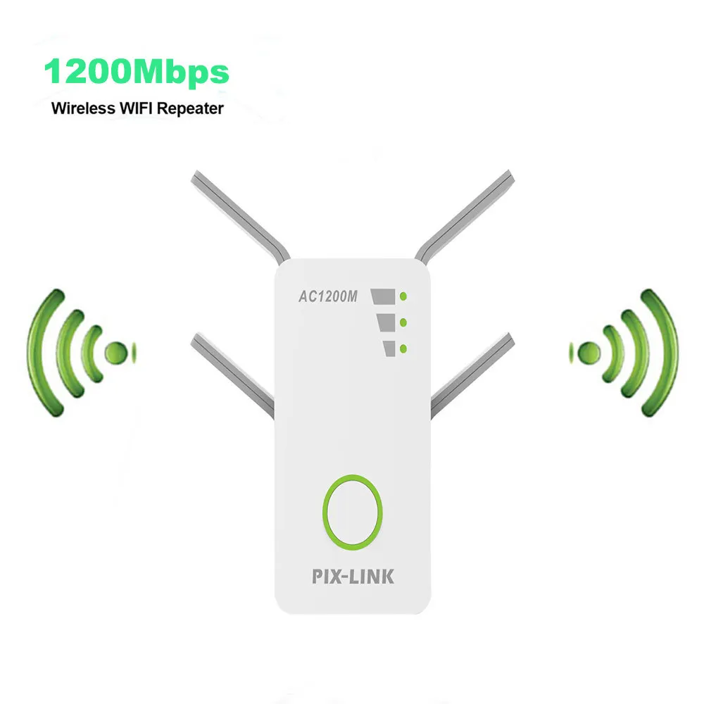 

Gigabit Wireless Wifi Router 300/1200Mbps Dual-Band 2.4/5G 4-Antenna WIFI Range Extender WiFi Repeater Wireless Wi-Fi Router