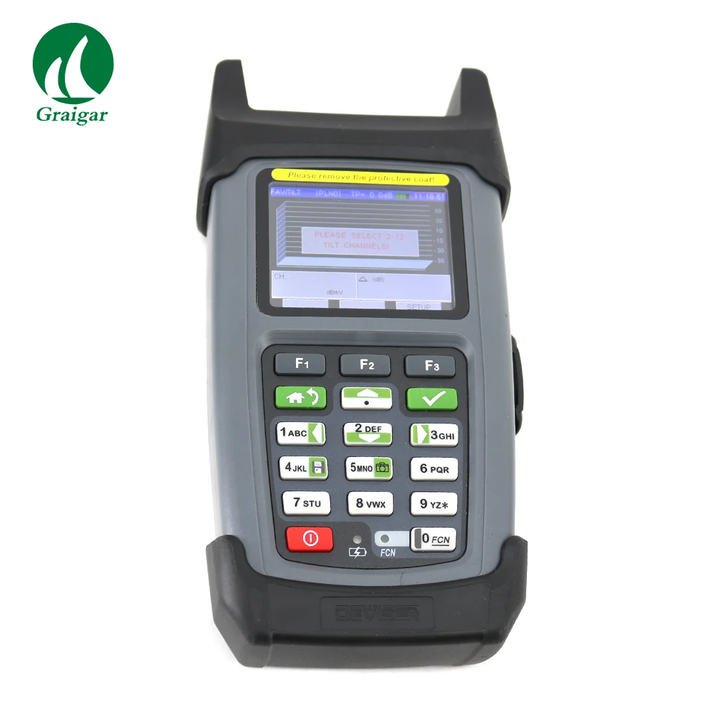 

Deviser DS2460Q QAM Analysis Meter Supports Digital QAM/Analog Signals in CATV Networks