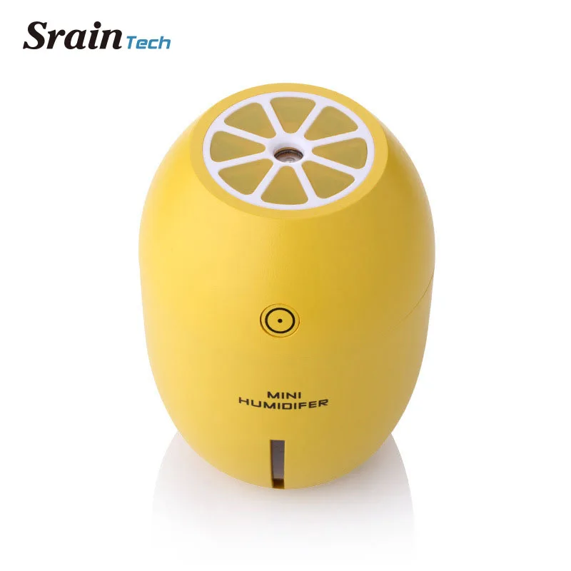 

SrainTech Protable Mini Humidifiers for Home With Light USB Lemon Mist Maker Forgger for Car 4 Colour Choose