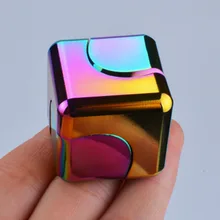 Алюминиевые кончики пальцев магический квадратный гироскоп небольшой квадратный декомпрессионный кончик пальца гироскоп