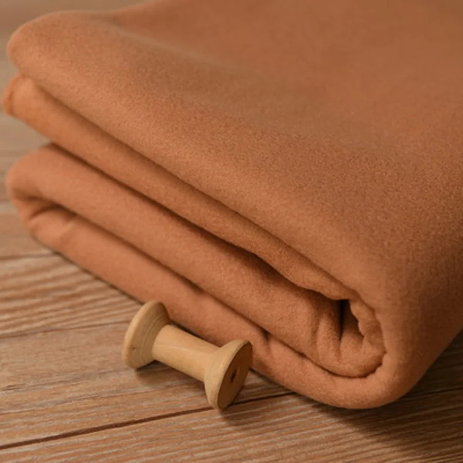 Winter Coat Color Thick Warm Clothing Fabric Knitted Plushin Fabric