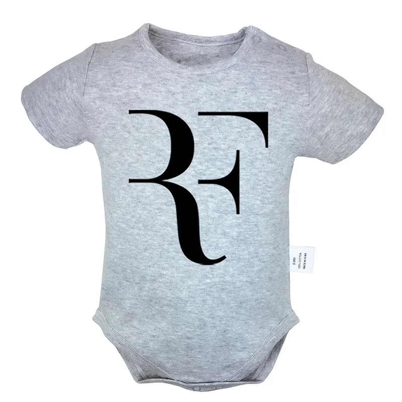 

Roger Federer Fans Tennis Design 100% Cotton 6-24M Newborn Baby Girl Boys Romper Clothes Short Sleeve Jumpsuit Outfits Sets