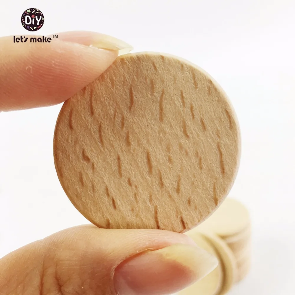 

Let's make Unfinished Wood Discs Coins Circles Beads(60pc 37mm)SGS Beech Blanks Tags Wood Slices Wood Diffuser Round Thin