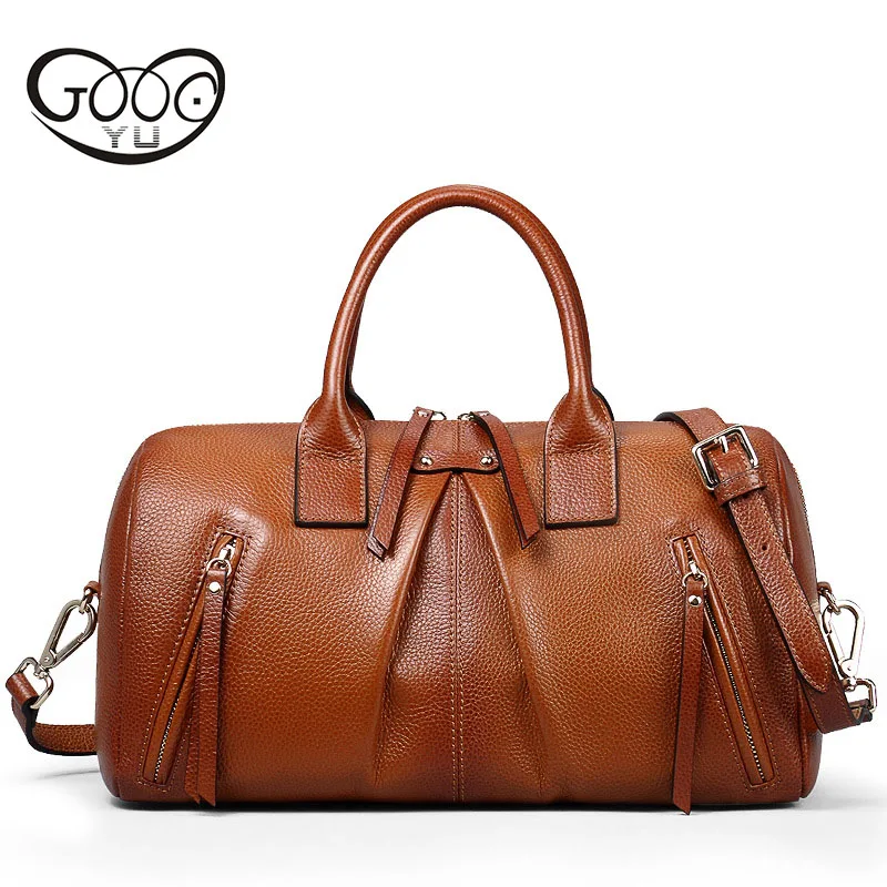 

Europe and the United States style retro business women's first layer of leather pillow-type large-capacity portable Messenger b