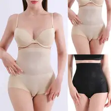 Нижнее белье формирующая одежда для женщин боди брюки Горячий Женский Высокий пояс для талии удобный контроль Корректирующее белье Трусики Талии Тренажер 661SSK10