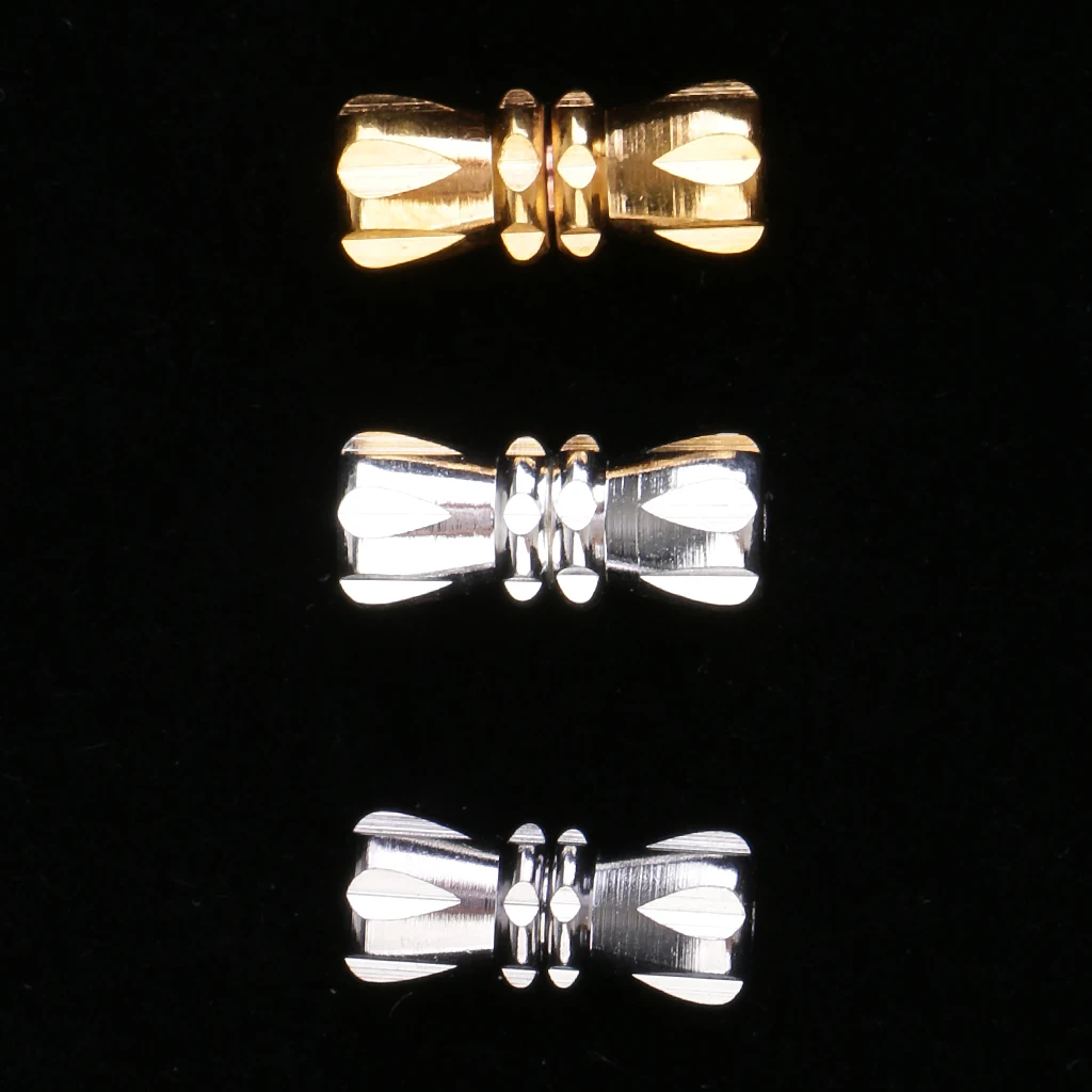 15Pcs Multipurpose Home Used DIY Jewelry Components Bowknot Shape Jewelry Connector Screw Clasps for Necklace Clasps & Closures