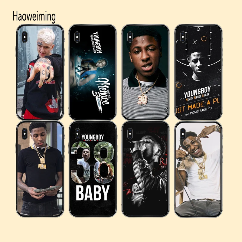 YoungBoy Never Broke Again Lil Baby Phone Case For iPhone X XR XS MAX 7 8 Plus 5 5S 6S SE Couqe Apple Soft Silicone Cover |