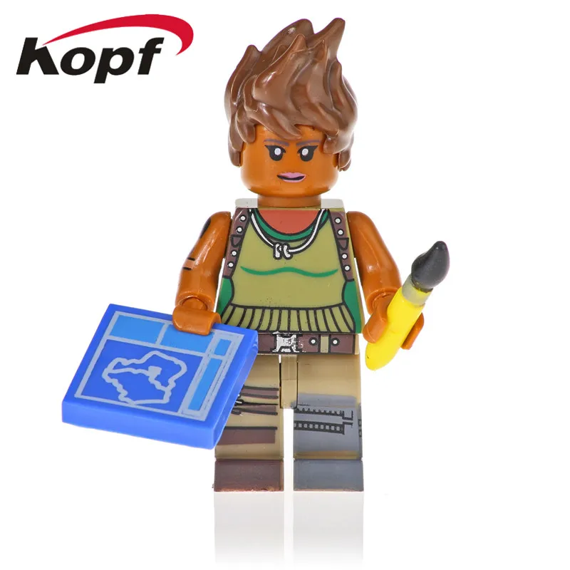 

Single Sale Building Blocks Dolls Game Default Skin No.1 Omega Tracker Carbide Figures Model Toys For Children PG1769