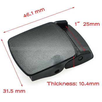 

1pcs Webbing 25mm Plastic Belt Buckle Cam Buckle Backpack Slide Toggle Clip Clasp Travel Suitcase Outdoor Accessories