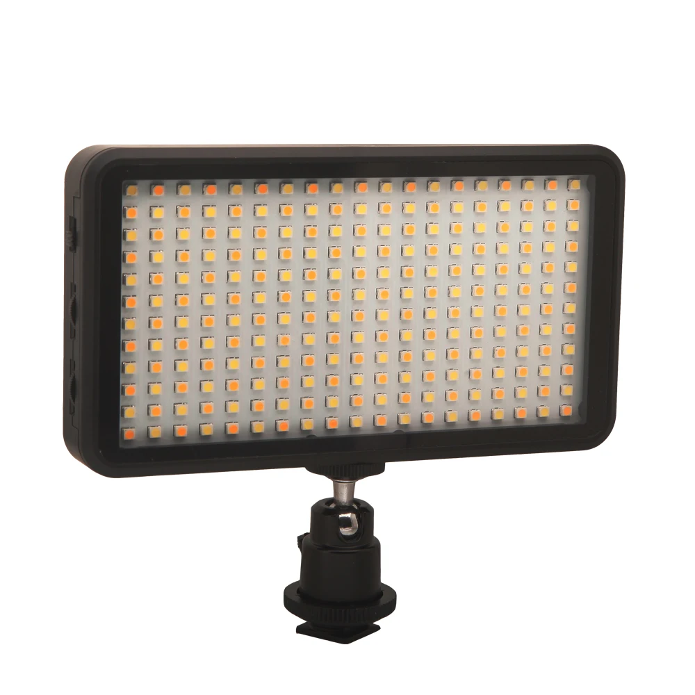 Portable New 228 LED Video Light Lamp Panel Dimmable 2000LM 3200K/6000K