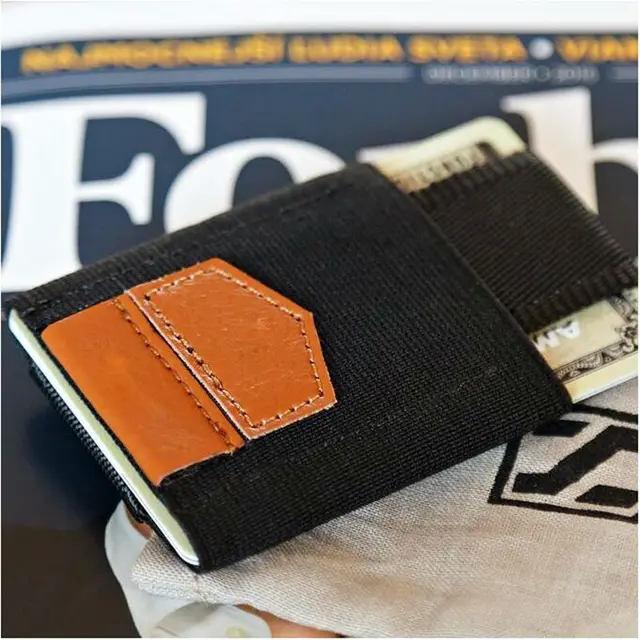 Minimalist Super Slim Wallet Card Holder Credit Card Case Coins Purse for Men Women Pocket Magic Elastic Men Wallets 3
