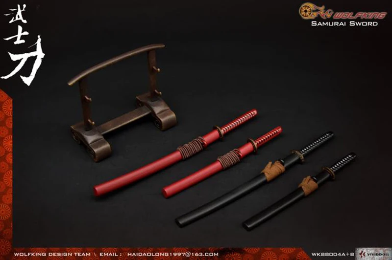 Коллекция игрушек WOLFKINGWK 88004 1/6 весы древний оружие пластичный монтаж меч самурая