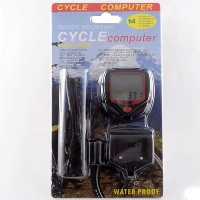 2019 Waterproof bicycle digital LCD display computer odometer bicycle computer with cadence speedometer digital bicycle 40J10 (7)
