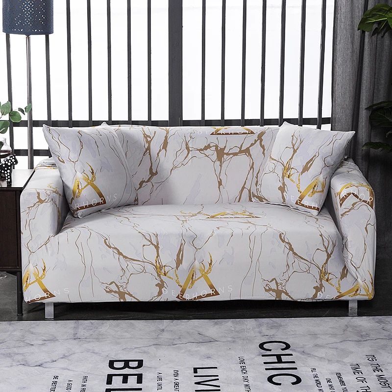Classic Print Corner Elastic Stretch Sofa Covers Slipcovers Fits All Couch Cover Protector Sofa for Living room 1/2/3/4 seater