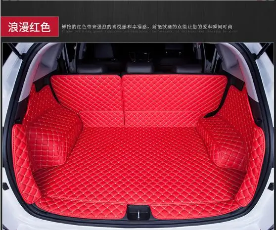 Полностью закрытый 3D коврик для багажника автомобиля модифицированный коврик для hyundai Tucson автомобильные чехлы - Цвет: See the figure 4