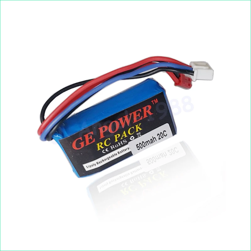 

GE Power 7.4V 500MAH 20C 2s High Power lipo battery RC Model