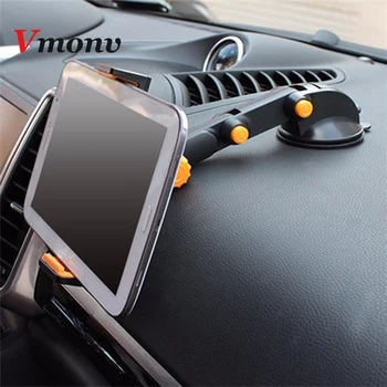 Vmonv Tablet Phone Stand for IPAD Air Mini 1 2 3 4-11Inch Strong Suction Tablet Car Holder Stand for ipad iPhone X 8 7 Tablet PC 1