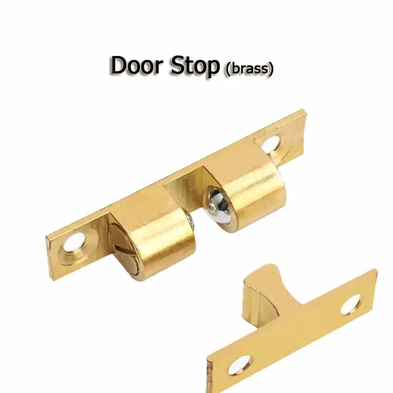 

4PCS Door Stop Closer Stoppers Damper Buffer Magnet Cabinet Catches With Screws For Wardrobe Hardware Furniture Fittings