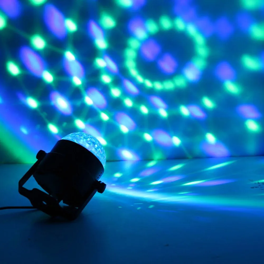 Прямая поставка RGB Цвет изменение звук Активизированный Кристалл Волшебный шар