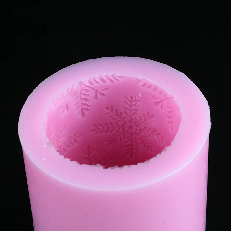 Molde de vela de silicone 3d cilindro