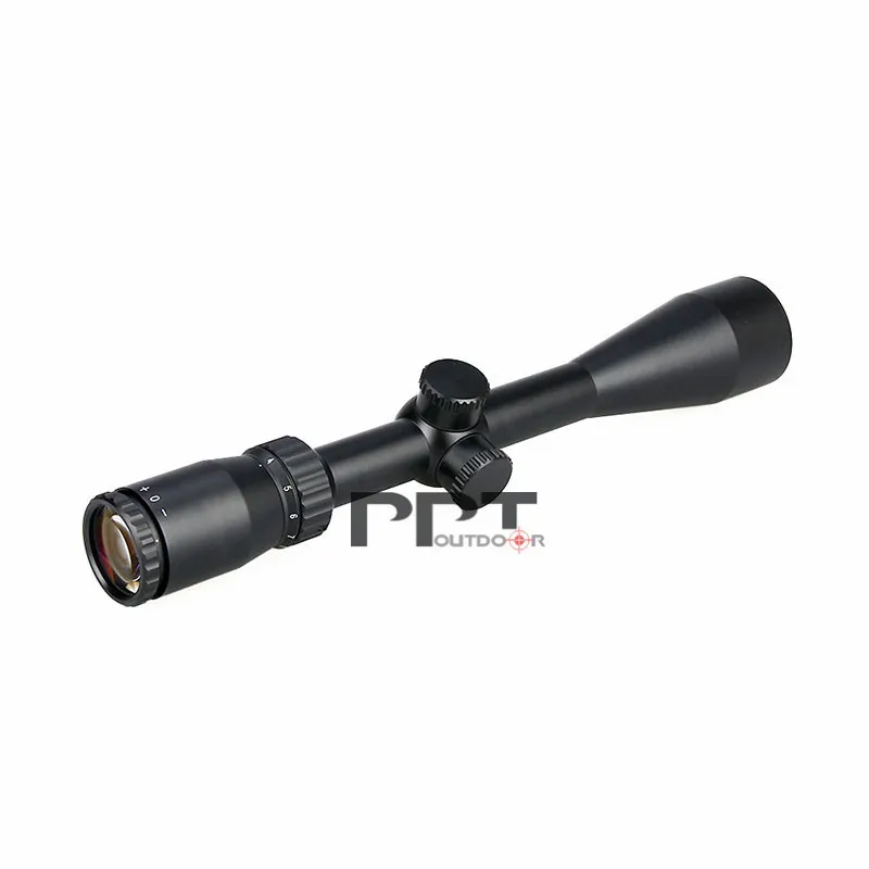 Койот Тактический Riflescope 4-12x44 Rifle Optic увеличительная Лупа охотничий прицел 25,4 мм диаметр трубки для наружной съемки PP1-0305