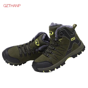 

Winter Fashion Boots Men Shoes Leather Adult Casual Ankle Rubber Anti-Skidding Boots Krasovki Breathable Zapatillas Deportivas