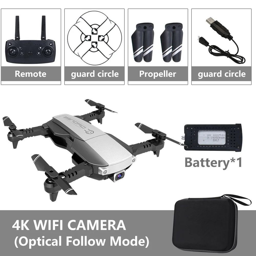 Профессиональный LANSENXI NVO 2 4 GHz WiFi FPV Дрон 4K камера 1080P RC в режиме реального времени
