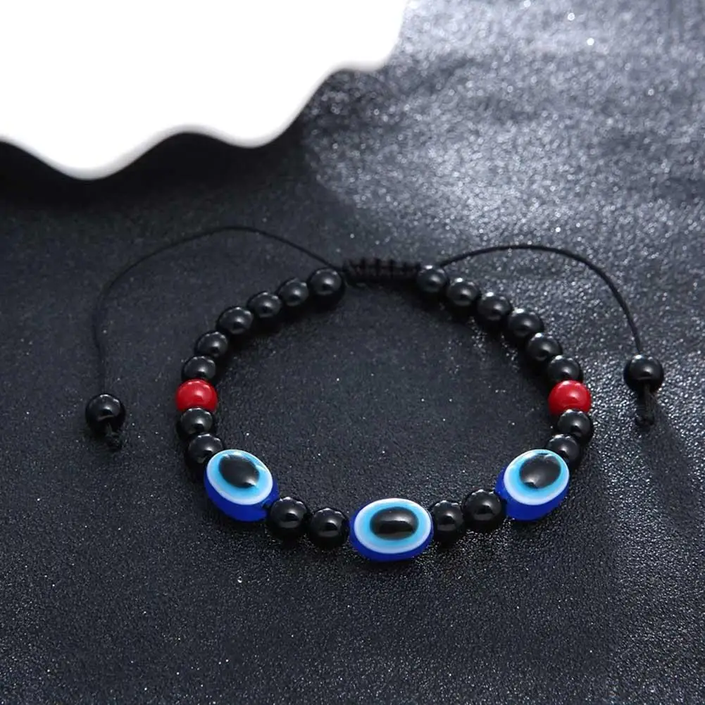 

Bracelet Amulet Sale Fatima B Rhinestone Elastic H Pendant Charm Evil Eye Blue