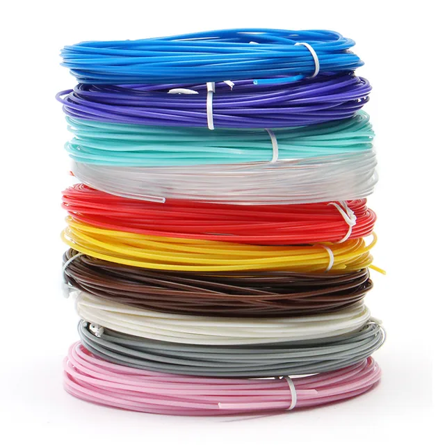 Best Offers New 10x10M 1.75mm ABS 3D Printer Printing Drawing Pen Crafting Filament Modeling 3D Printing Materials