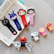 Cartoon Cable Protector Data Line Cord Protector Protective Case Cable Winder Cover For iPhone USB Charging Cable For iPhone xr cartoon cable protector data line cord protector protective case cable winder cover for iphone huawei samsung usb charging cable