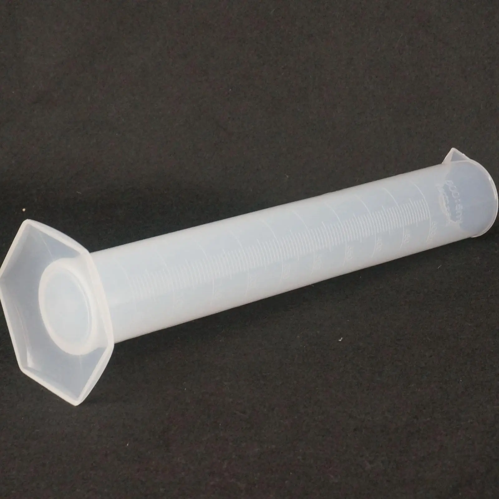 500ml Graduated Labrotary Plastic PP Liquid Mearsuring Cylinder with Spout