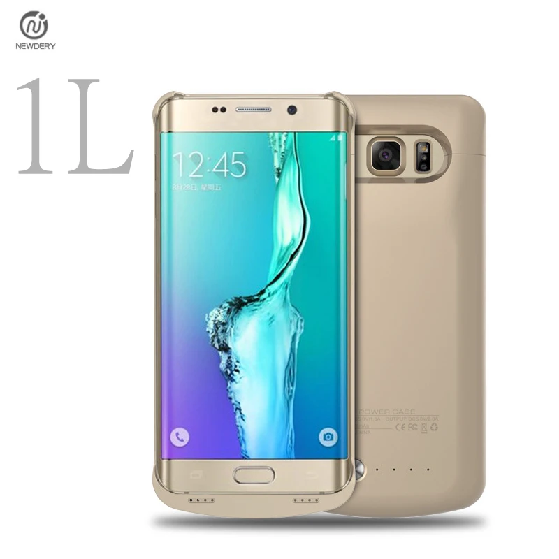 

NEWDERY 1L CN Ship External 4200mAh Endurance Power Bank Pack Charger Backup Battery Case For Samsung galaxy S6 Edge + Plus