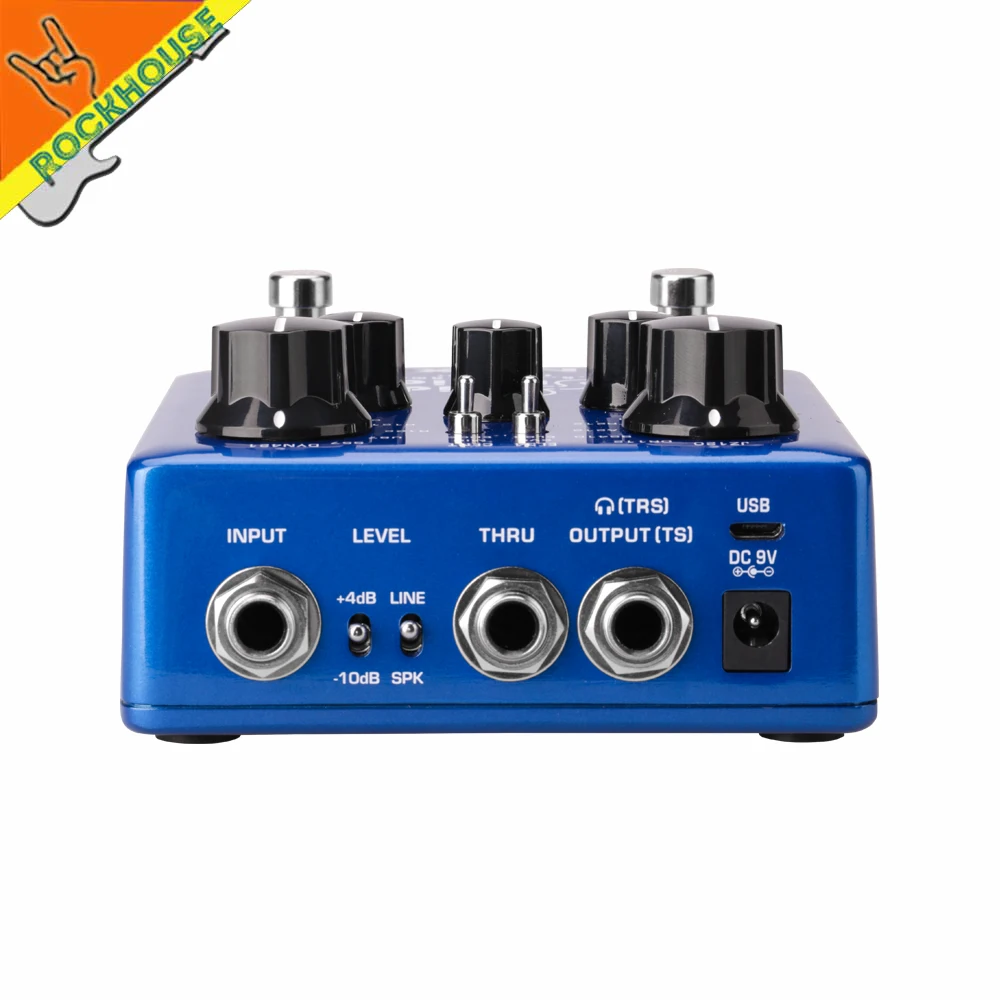 NUX Solid Studio IR Loader Effects Pedal Cabinet Simulator Microphone Simulator Guitar Pedal IR & Power Amp simulator