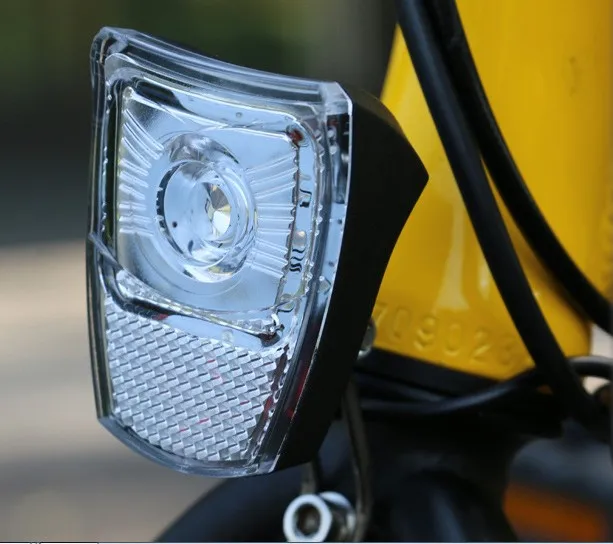 

36v48v universal frontlight led lamp with horn&install mount for electric bike folding bike MTB electric scooter ATV DIY parts