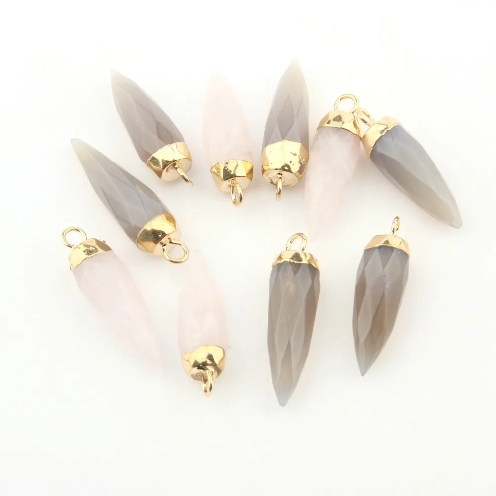 

Wholesale Water Drop Shape Natural Stone Pendant DIY for Necklace or Jewelry Making