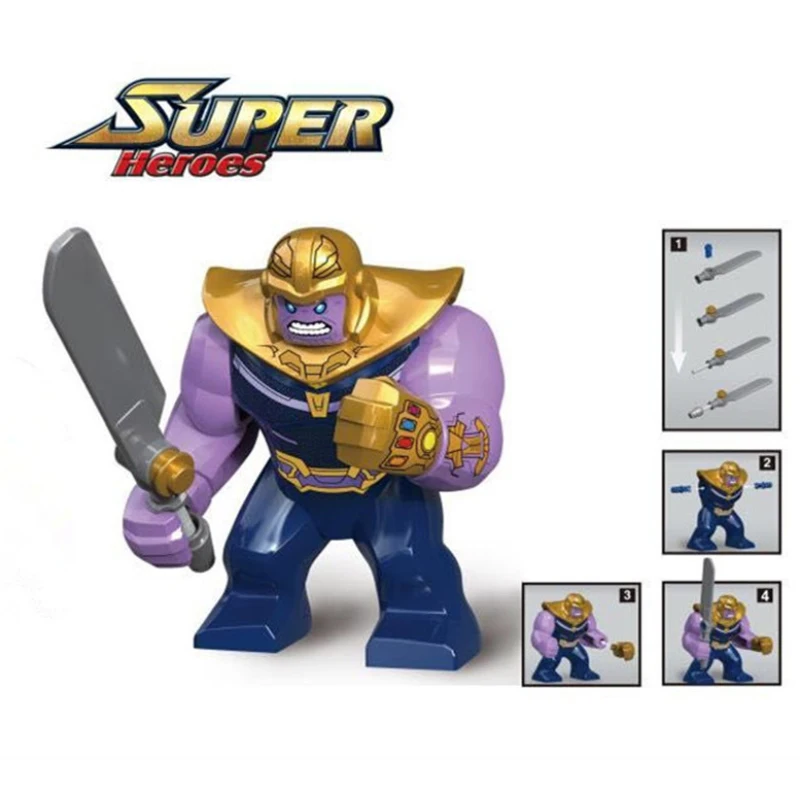 

Avengers 3 Infinity War Figure Thanos Hulk iron man Spiderman Thor Building Blocks Compatible with LegoINGlys Marvel Toys BKX51