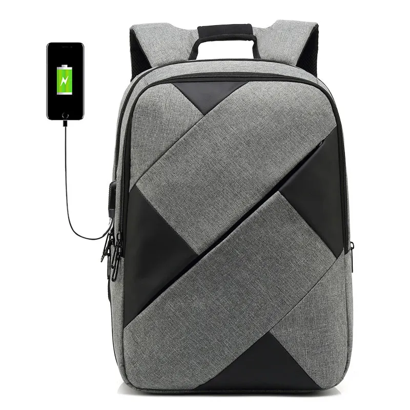 

VEJIERY USB Charge Anti Theft Backpack for Men 15.6 Inch Laptop Backpacks Fashion School Bag Travel Bag Pack Nylon Male Bags