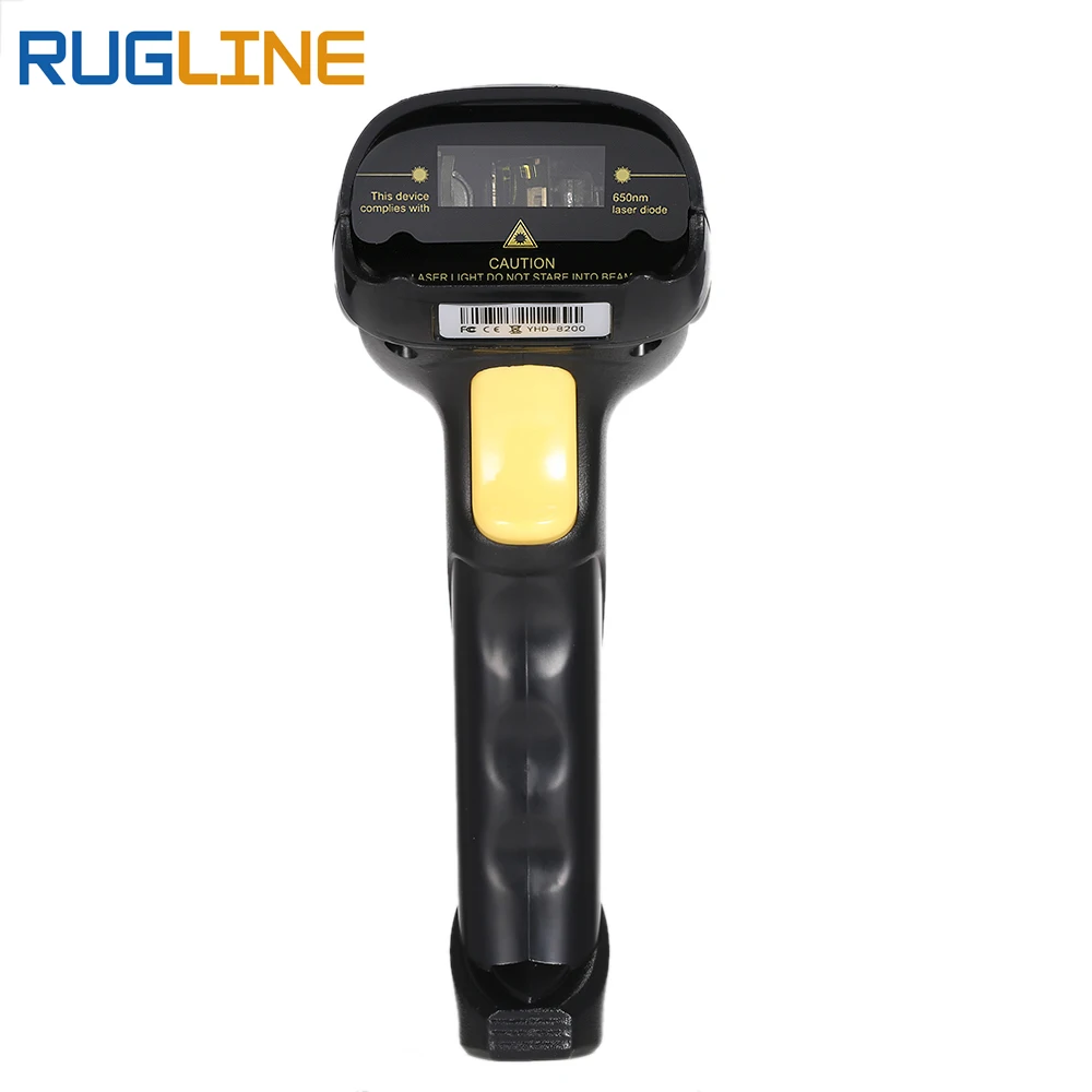 شحن مجاني سلكي ليزر محمول ماسح الباركود قارئ USB RS232 السلكية 1D بار كود مسح سريع للبيع بالتجزئة سوبر ماركت