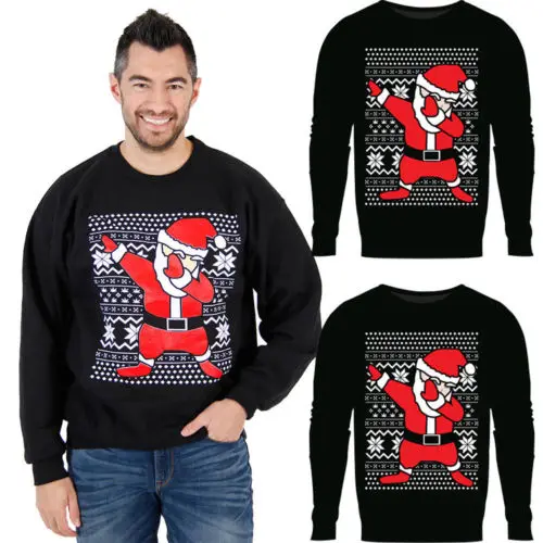 

Christmas Xmas Unisex Sweatshirt Pullover Coat Sweater Hoodies Hoody Jacket