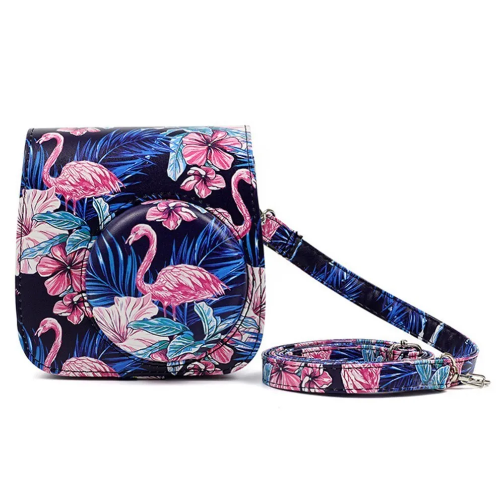 

NEW PU Leather Camera Shoulder Bag Protective Pouch Case Cover For CAIUL Fujifilm Instax Mini 8 8+ 9 Camera