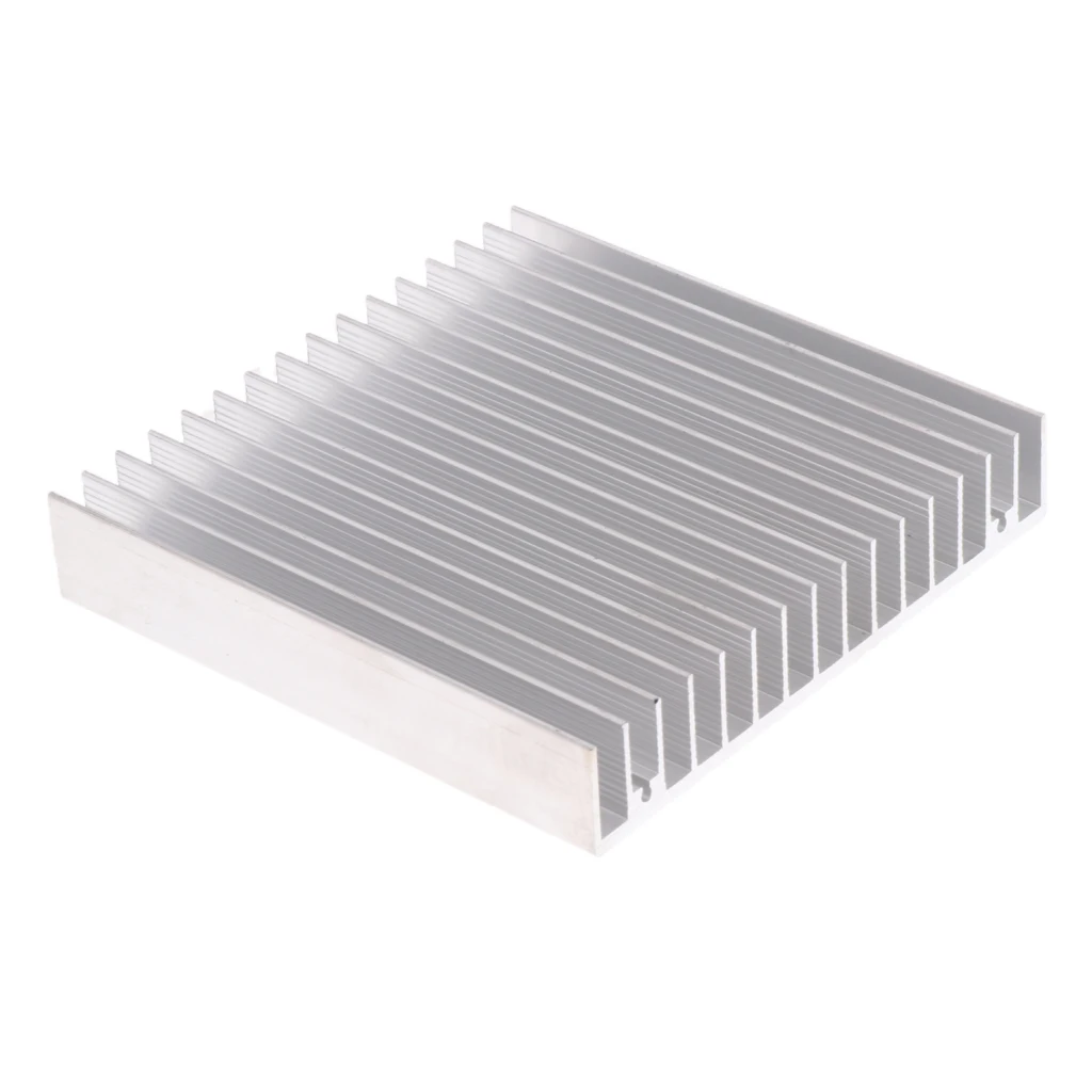 MagiDeal Aluminum Heat Sink Module 100mm x 18mm x100mm for LED Power Transistor White