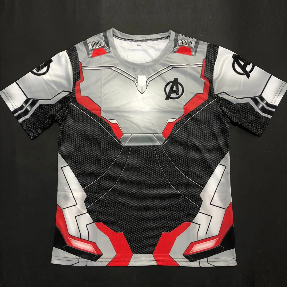 

Avengers 4 Endgame Cosplay T shirt Top 3D t-shit Printed Tee Marvel Superhero Casual Tops Costume