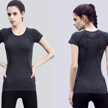 Женская Спортивная кофта фитнес Йога футболка спортивная одежда Mujer тренажерный зал бег рубашка Женская Спортивная Йога Топ Женская тренировочная рубашка