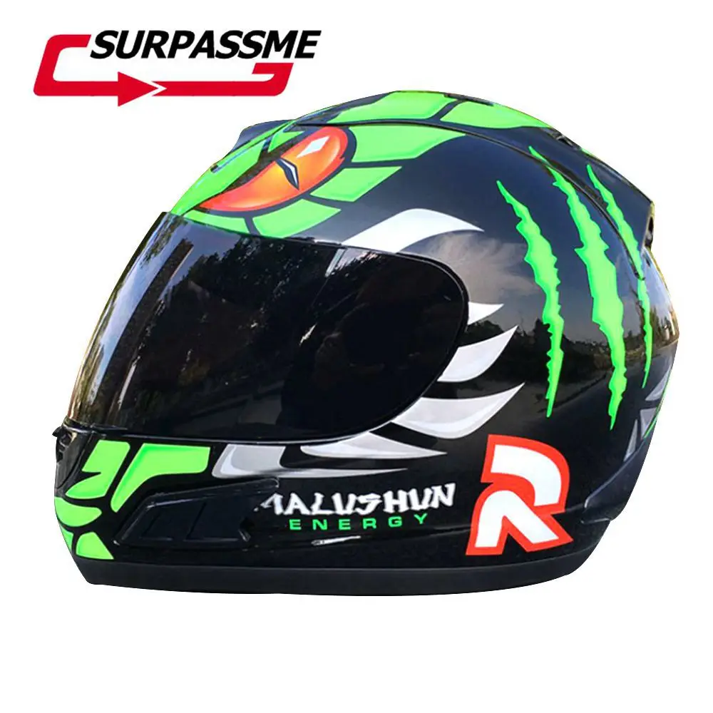 

Motorcycle Helmet Unisex Cobra Motocross Racing Helmet Motorbike Full Face Helmet Capacete De Moto