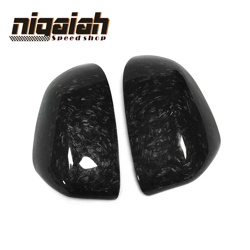 

1:1 Replacement forge carbon fiber side view mirror cover Trim for BMW X3 F25 X4 F26 X5 F15 X6 F16 2014-2018