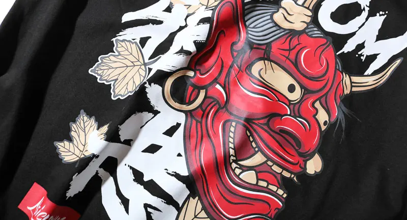 Evil Ghost Printed Tops Tee 7