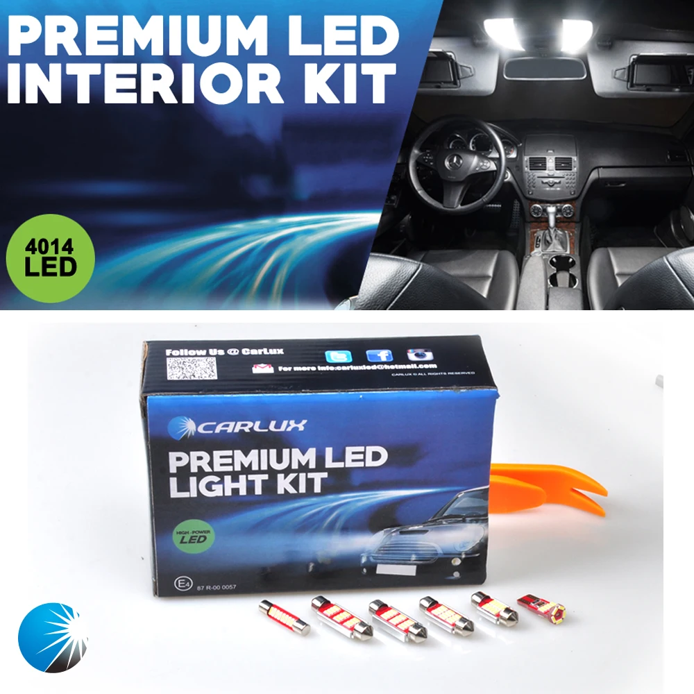 13pcs Xenon White Error Free For Ford Focus Wagon 2008-20XX LED Premium Interior Reading Light Full Kit + License Plate | Автомобили и