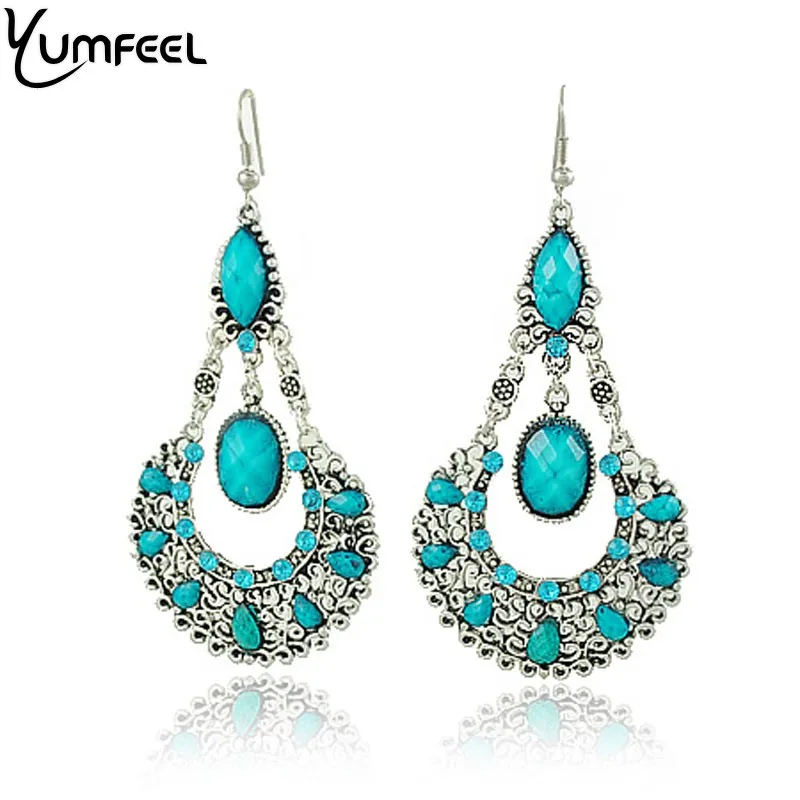 

Yumfeel Wholesale Victorian Style Alloy Long Antique Drop Earrings Vintage Earring Whole sale