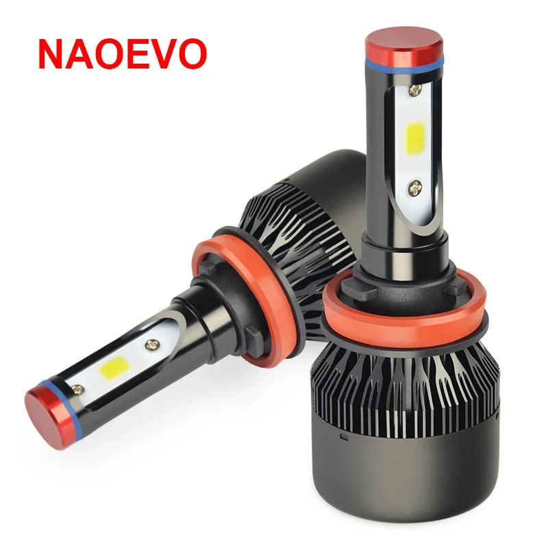 NAOEVO H11 led font b Lamp b font H8 Car LED Headlight H9 Bulb Automobiles Light