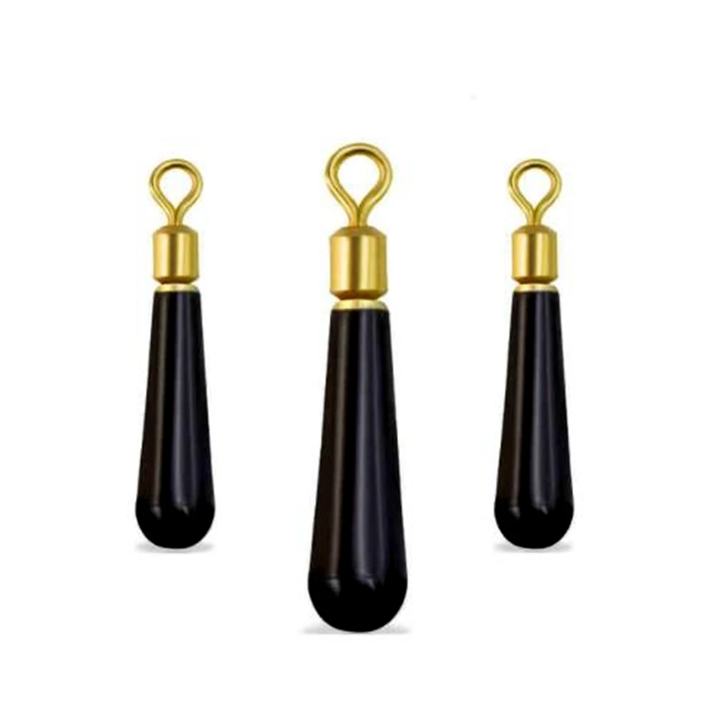 50PCS/Lot Space Beans Connector Rolling Swivel Rotation Drift Copper Head Fishing Float Tackle Accessories | Спорт и развлечения